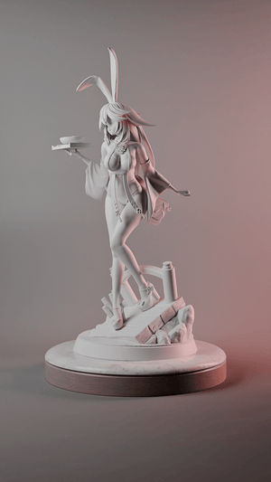 Yae Miko Bunny Waitress Collectible Figure | Genshin Impact - Point 8 Creative Studio