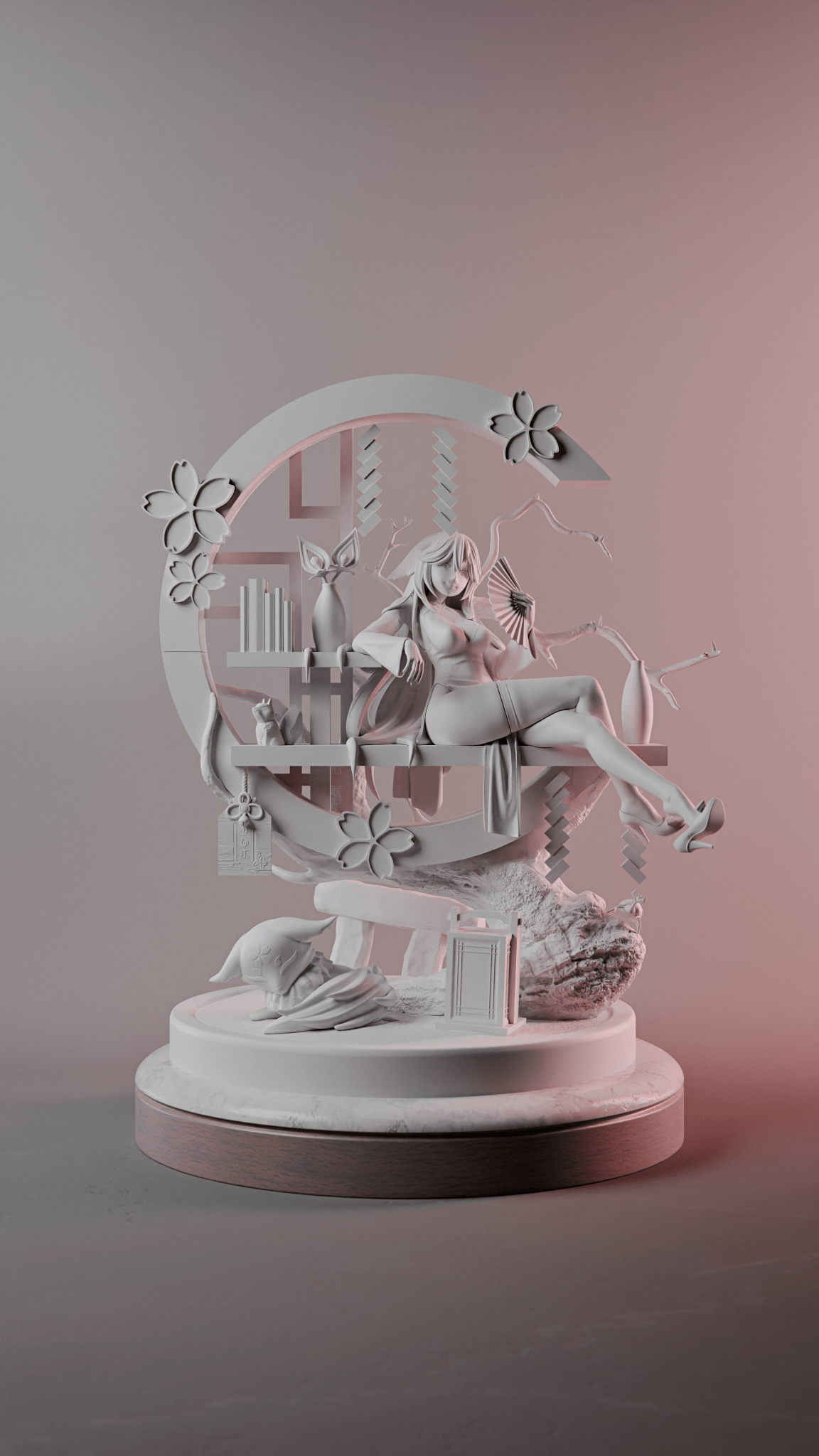 Yae Miko Collectible Figure | Genshin Impact - Point 8 Creative Studio