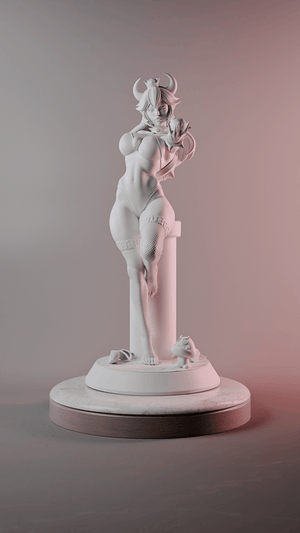 Bowsette Collectible Figure | Super Mario Fan Art - Point 8 Creative Studio