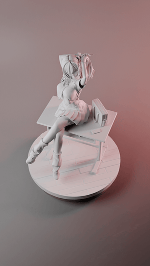 Naga School Days Collectible Figure | GODDESS OF VICTORY: NIKKE - Point 8 Creative Studio
