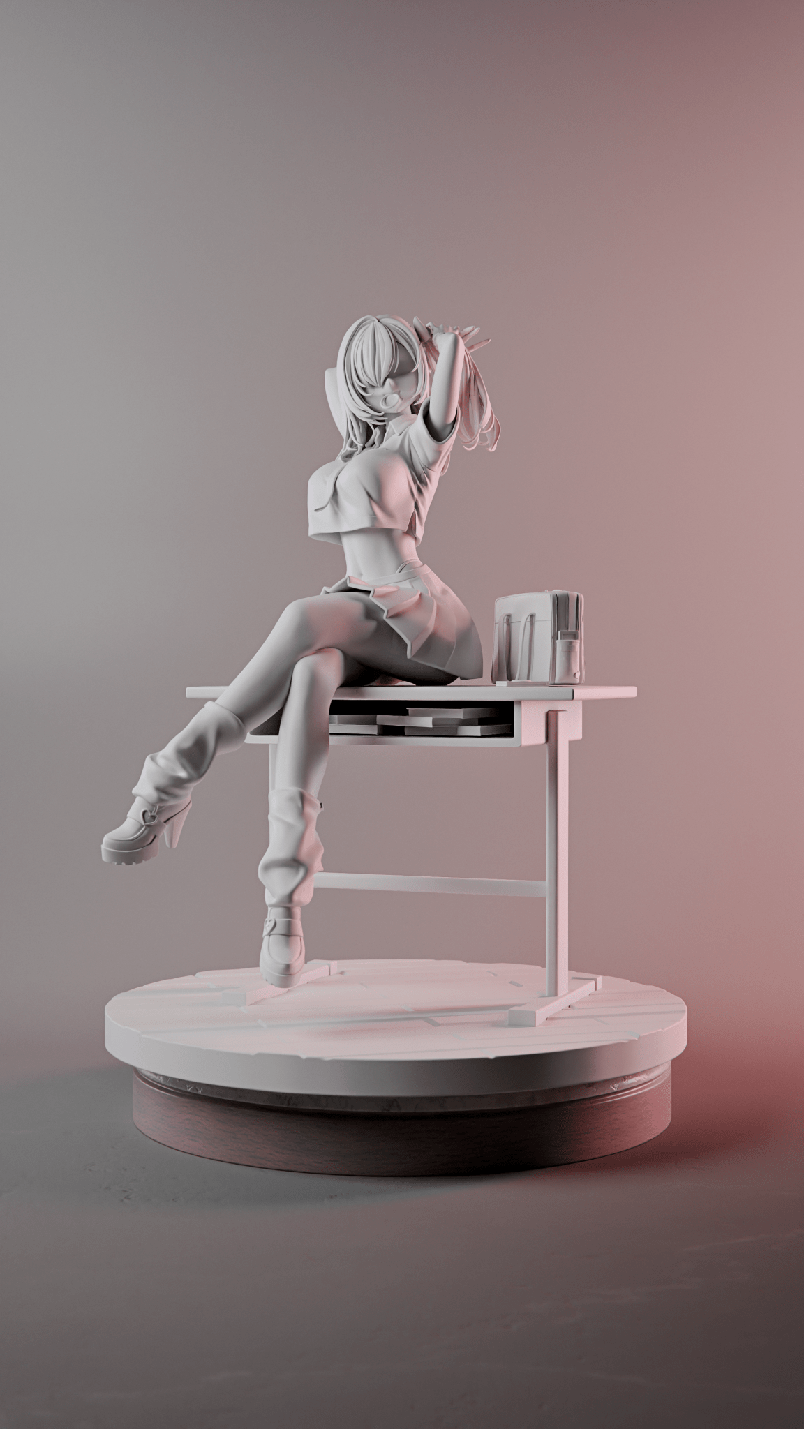 Naga School Days Collectible Figure | GODDESS OF VICTORY: NIKKE - Point 8 Creative Studio