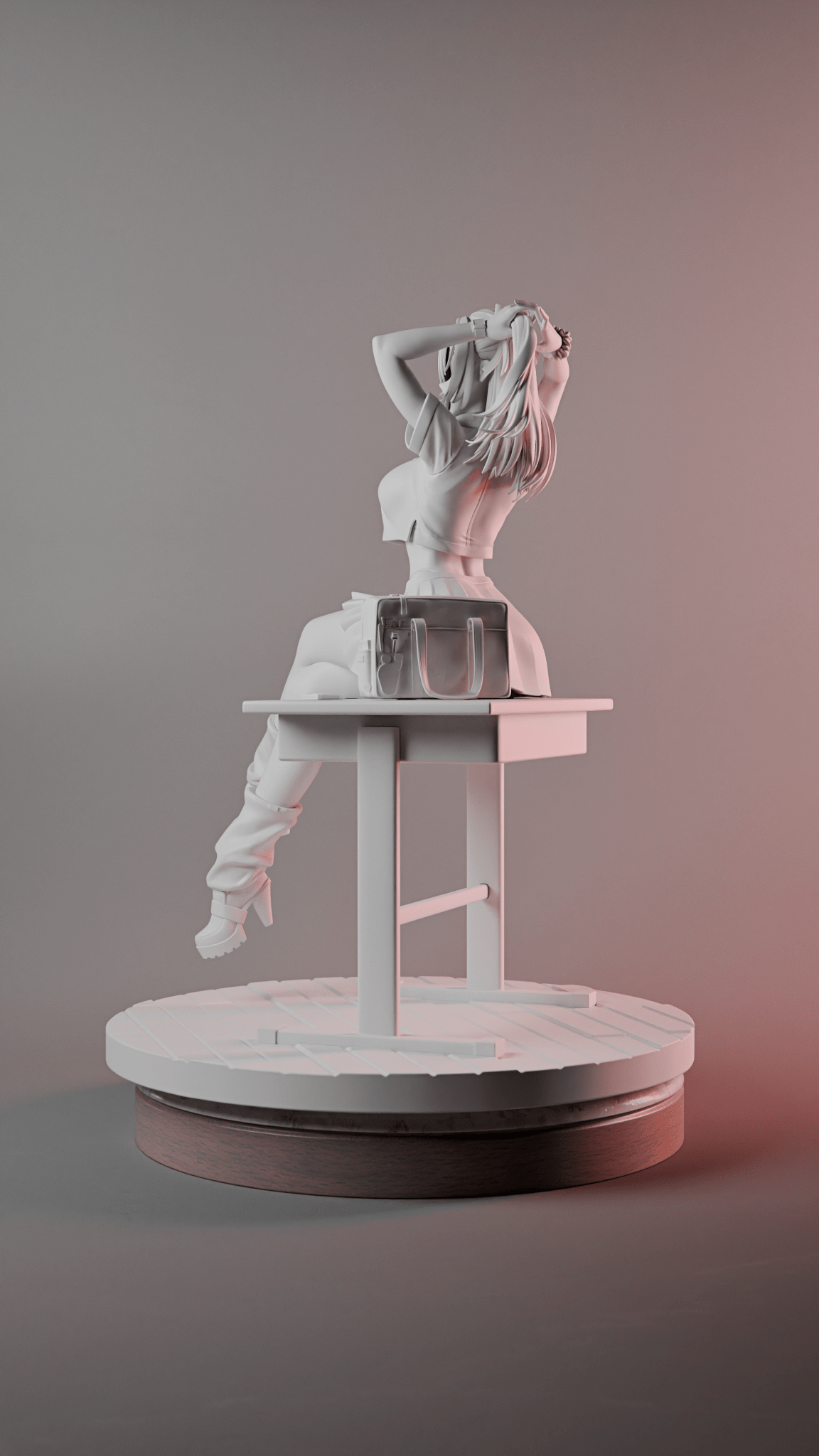 Naga School Days Collectible Figure | GODDESS OF VICTORY: NIKKE - Point 8 Creative Studio