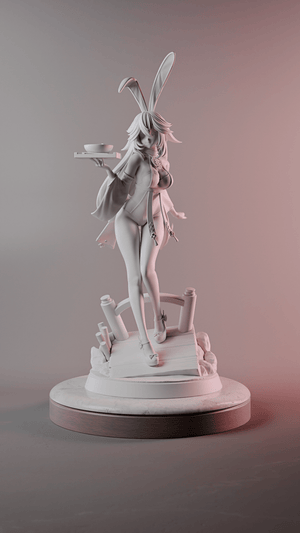 Yae Miko Bunny Waitress Collectible Figure | Genshin Impact - Point 8 Creative Studio
