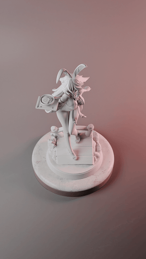 Yae Miko Bunny Waitress Collectible Figure | Genshin Impact - Point 8 Creative Studio