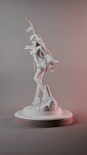 Yae Miko Bunny Waitress Collectible Figure | Genshin Impact - Point 8 Creative Studio